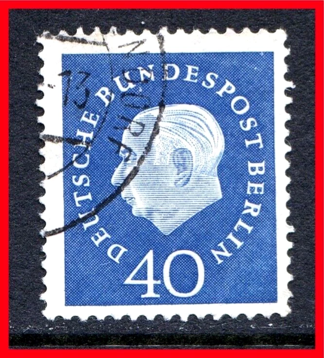 Berlin Postage Stamp Scott 9N168, Used!! Be330e - Image 1 of 1