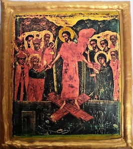 The Resurrection of Jesus Christ Anastasis Byzantine Sinai Eastern Orthodox Icon - Picture 1 of 5