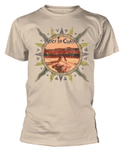 Alice In Chains Vintage Dirt Sun (Natural) T-Shirt NEW OFFICIAL - Picture 1 of 1