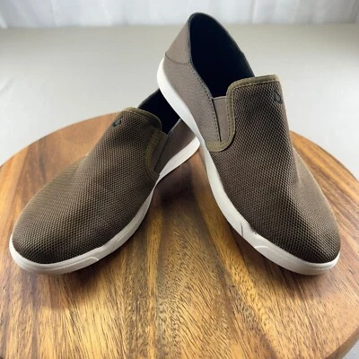 Mocasines informales OluKai Kahu Maka suela de goma textil verde ligeros niños niños talla 6 Foto 1 de 4