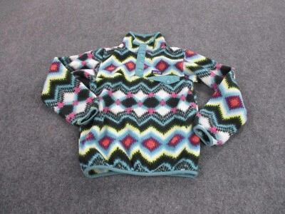 Chaqueta Patagonia Niña L 12 Azul Azteca Suéter Snap T Polar Exterior Abrigo Juvenil Foto 1 de 4