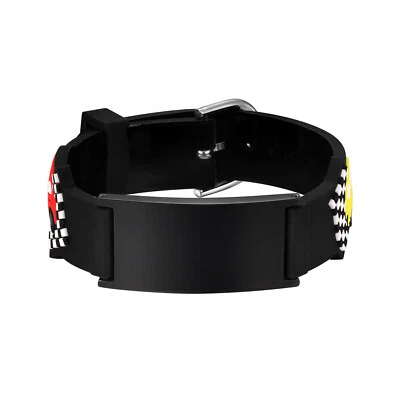 Pulsera de identificación personalizada VNOX para niños niños niñas dibujos animados coche regalo de cumpleaños Foto 1 de 4