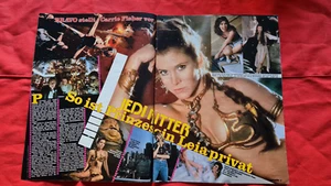 Carrie Fischer Prinzessin Leia Star Wars Bericht - 80iger ( 2 Seitig ) - Picture 1 of 1