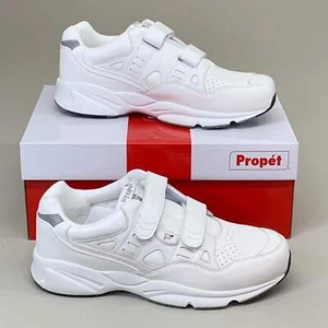 PROPET Strap Stability Walker Sneaker Shoe XX(5E) Men's SZ 11.5 White M2035W-E-1 - Picture 1 of 11
