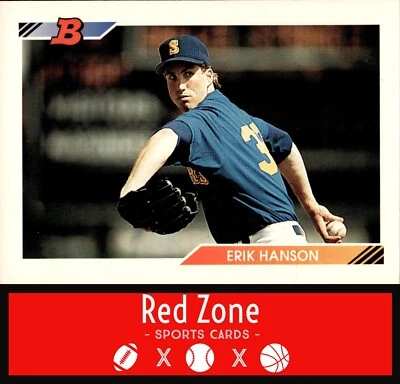 1992 Bowman - #583 Erik Hanson NM Set Break. - Image 1 of 2