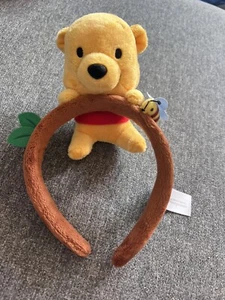 Hong Kong Disneyland headband Winnie The Pooh plush & Bee (Brand New with Tag) - Picture 1 of 10