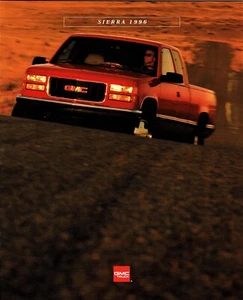 1996 GMC Sierra Pickup Truck SL SLE SLT 36-Page Deluxe Dealer Sales Brochure - Picture 1 of 1