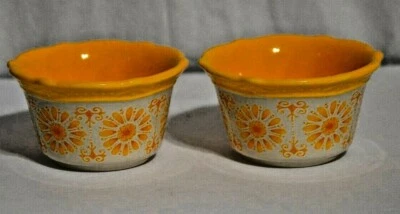 Pioneer Mujer Tazas Condimento (2) Amarillo Floral Burst Nuevo Foto 1 de 3