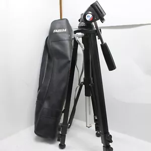 Hakuba HLB-3S & PH-L1 Camera Tripod Set W/ Bag - Picture 1 of 8