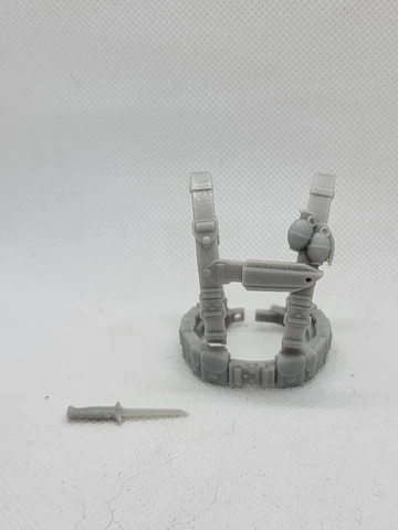 3d Printed METAL HEAD WEBGEAR W/KNIFE 1:12 6" GI Joe Classified READ DESCRIPTION Cover