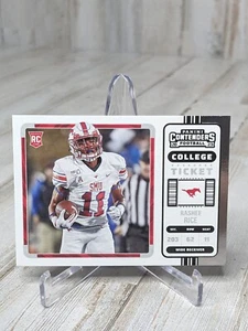 2023 Panini Chronicles Draft Picks Rashee Rice Contenders College Ticket #18 RC - Picture 1 of 2