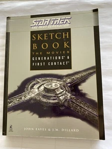 Star Trek Sketch Book The Movies Generation & First Contact Jon Eaves Paperback  - Picture 1 of 8