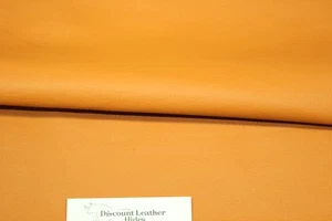 Orange Craft Leather Piece Approx. 15" by 15" ZE48 - Picture 1 of 4