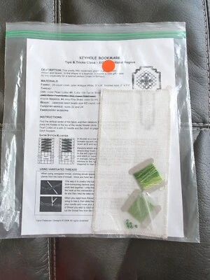 carol pederson designs Keyhole Bookmark Stitching pattern Vintage 2008 - Image 1 of 3