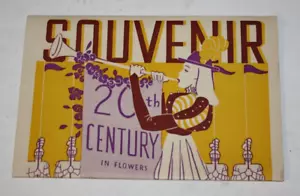 1940 Tournament Of Roses Parade Souvenir Postcard Book Rose Bowl USC TENNESSEE - Picture 1 of 4