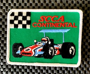 SCCA CONTINENTAL BORDADO COSER SOLO PARCHE RUEDA ABIERTA CARRERAS AUTOMÁTICAS 4 x 3" Nuevo de Lote Antiguo - Imagen 1 de 2