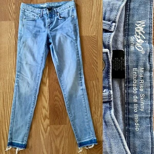 JEANS MOSSIMO Denim de tiro medio ajustados elásticos talla 0/25 - Imagen 1 de 7