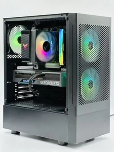 Custom Gaming PC Ryzen 5 5600 16GB RAM 500GB SSD RTX 3070 WiFi - Picture 1 of 4