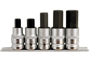 Laser Tools Hex Socket Bit Set 1/2"D 5pc 2197 - Picture 1 of 1