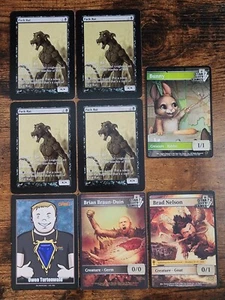 4x MTG Pack Rack ⭐Rare PROX Y ⭐& Star City Games & Channel Fireball Tokens x4⭐8x - Bild 1 von 11