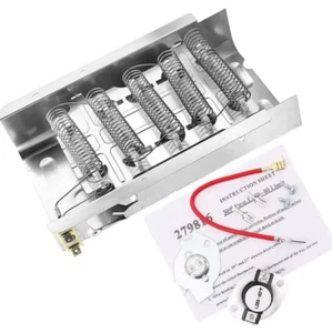 Dryer Heating Element for Whirlpool WED5010LW1 WED5050LW1 WED5100SQ0 WED5100VQ0 - Picture 1 of 2