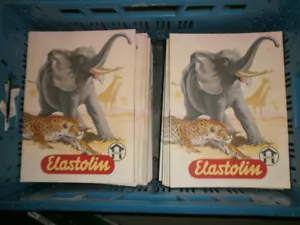 Konvolut 100 Hausser Elastolin Werbeposter Reklameaufsteller Plakate mit Tieren - Bild 1 von 2