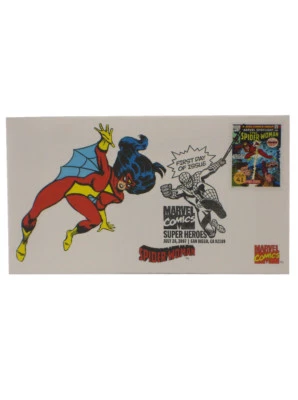 Spider-Woman USPS First Day Of Issue Stamp Marvel Spotlight Super Heroes 2007 - Image 1 of 3