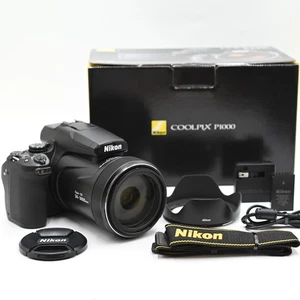 Cámara digital compacta Nikon COOLPIX P1000 negra [excelente como nueva] - Imagen 1 de 9