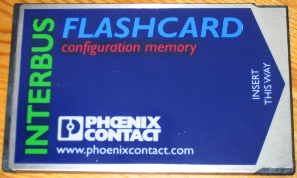 Phoenix Contact PCMCIA-Speicherkarte Flash Memory Card 2MB 2729389 u.a.f SIMATIC - Bild 1 von 1