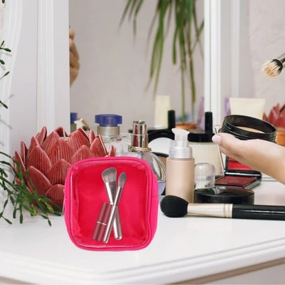  Trousse de toilette transparente, trousse de maquillage Portable, trousse à - Photo 1/4