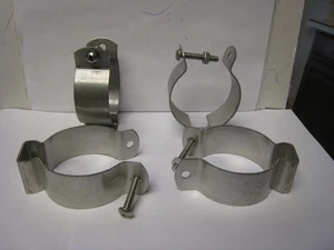4 pieces 2" stainless steel conduit hanger #5 Minerallac  lot of 4pcs - Picture 1 of 8