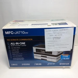 Brother MFC-J4710DW Business AIO Smart Inkjet up to 11"x17" Fax Scan Copy WiFi - Picture 1 of 13