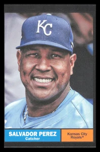 2024 Topps Archives - 1961 Topps Salvador Perez #80 Black Foilboard Kansas City  - Picture 1 of 2