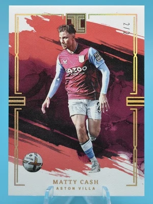 2022-23 Impeccable Premier League Matty Cash Ruby & Gold 2/2 #28 Aston Villa - Image 1 of 2