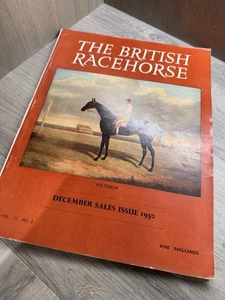 The British Racehorse Magazine December Sales Issue 1950 Voltigeur Cover Vol II - Imagen 1 de 8