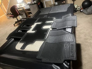 13-20 Nissan Pathfinder OEM / Factory All Weather Mats Set Of 3 Sections - Picture 1 of 15