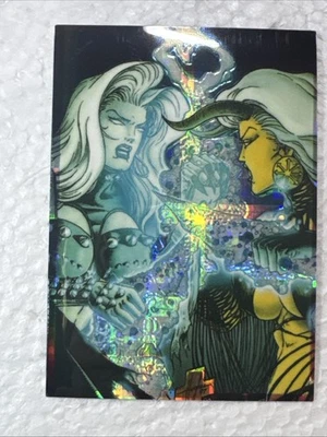 LADY DEATH - Chase Card #3 - CHROMIUM SET IV - KROME 1997 Steven Hughes CHAOS! - Image 1 of 4
