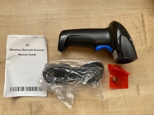 Eyoyo Barcode Scanner Wireless Barcode Reader Fit Inventory 2D QR Code - Picture 1 of 1