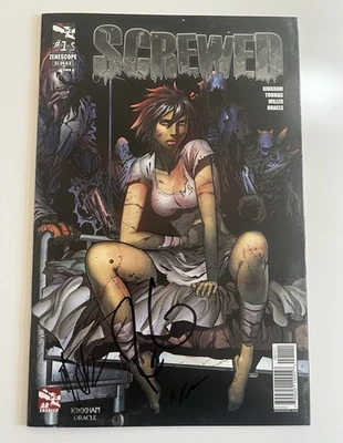 SCREWED #1 女子弗兰肯斯坦故事(ZENESCOPE/2013/TYLER KIRKHAM/AUTO 无真品证明 — 第 1/4 张图片