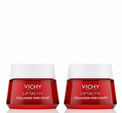 2x Vichy Liftactiv Collagen Specialist 50ml Anti-Aging Day Cream 50ml - Image 1 of 3