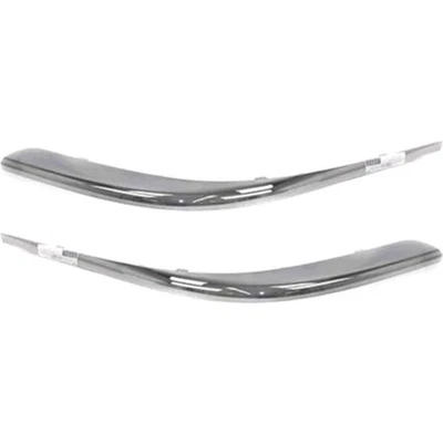 Bumper Trim For 1997-2005 Buick Park Avenue Front Bumper Molding LH & RH, Chrome - Image 1 of 4
