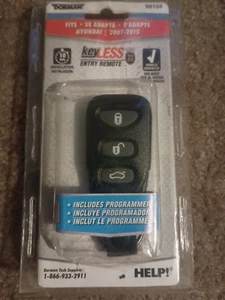 Dorman Keyless Entry Remote 4 Button Hyundai - 99104 Sonata/Elantra 2007-2014 - Picture 1 of 6