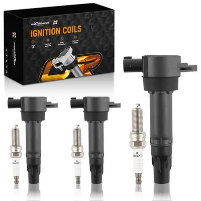 Pack of 3 Ignition Coil + Spark Plugs For Smart Fortwo 1000CC L3 2008-2015 UF681 Foto 1 de 4