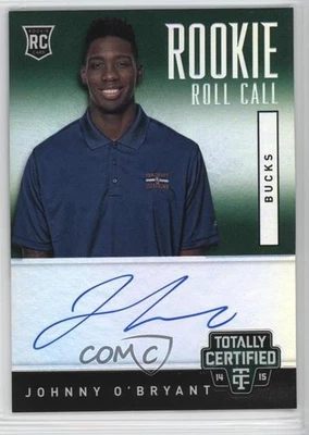 2014-15 Totally Certified Rookie Roll Call Mirror /25 Johnny O'Bryant Auto RC - Image 1 of 2