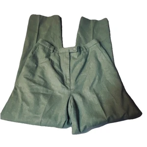 Pendleton Damenhose 8 grüne Hosen einfarbig elegant 100 % Schurwolle USA Vintage - Bild 1 von 10