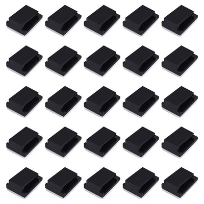 30X Kabelhalter Kabelclip Kabelklemme Selbstklebend Schwarz T1K63061 - Bild 1 von 4