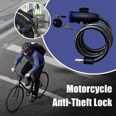 90cm Heavy Duty Motorcycle Bicycles Bike Chain Lock - SKG65 High Security H1X6 - Image 1 of 4