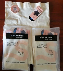 3 Shapermint All Day Every Day High Waisted Shaper Panty 3 Beige XL - XXL NWTs - Picture 1 of 4
