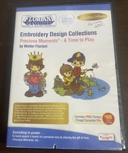 CD bordado de diseño de máquina Floriani Precious Moments A Time To Play - Imagen 1 de 5