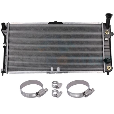 Aluminum Radiator w/ Universal Hose Clamps Kit for Buick Regal Chevrolet Lumina - Image 1 of 4
